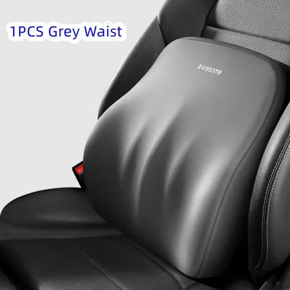 NEW Car Lumbar Back Support Headrest Neck Pillow Memory Foam Lumbar Pillow Soft Neck Pillows Cushion Car Seat Cushion Worldmuma