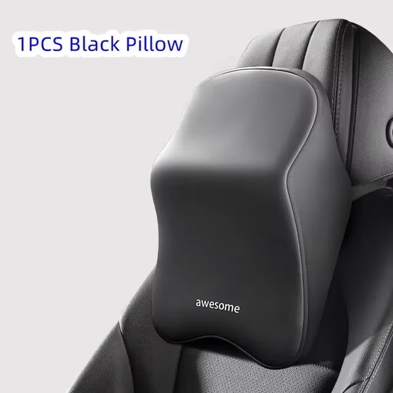 NEW Car Lumbar Back Support Headrest Neck Pillow Memory Foam Lumbar Pillow Soft Neck Pillows Cushion Car Seat Cushion Worldmuma